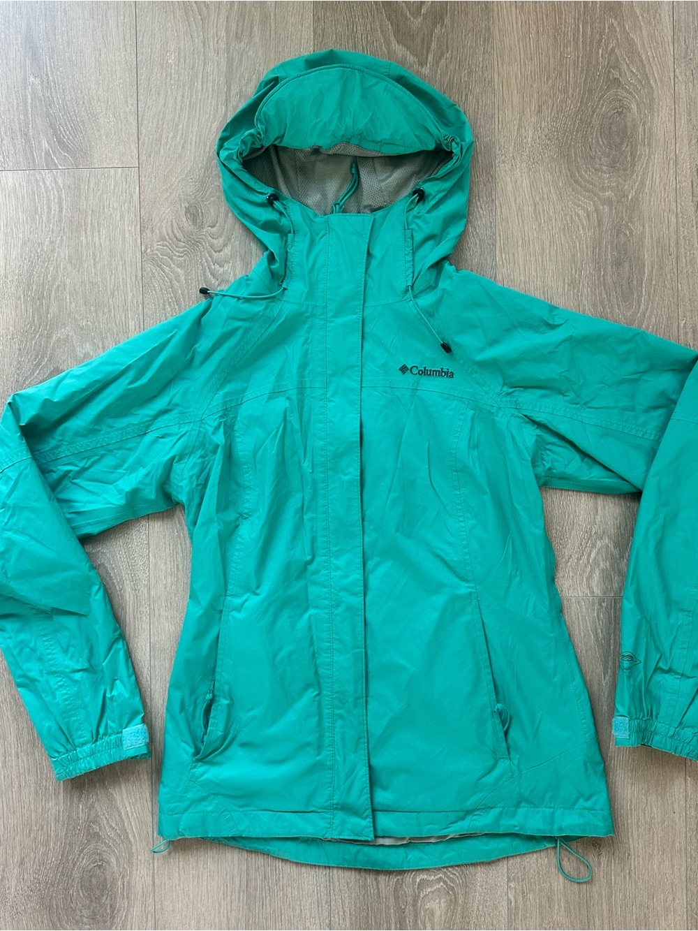 Columbia Women's Teal Hooded Ski Jacket Size XS